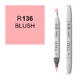[SHINHAN 1210136] SHINHAN Touch Brush Twin Marker R136 Blush