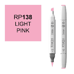 [SHINHAN 1210138] SHINHAN Touch Brush Twin Marker RP138 Light Pink