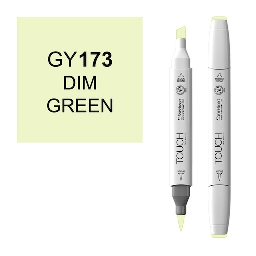 [SHINHAN 1210173] SHINHAN Touch Brush Twin Marker GY173 Dim Green