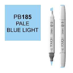 [SHINHAN 1210185] SHINHAN Touch Brush Twin Marker PB185 Pale Blue Light