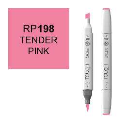 [SHINHAN 1210198] SHINHAN Touch Brush Twin Marker RP198 Tender Pink