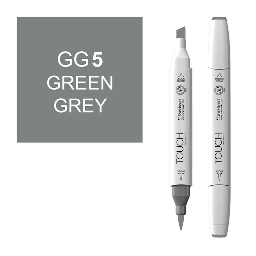 [SHINHAN 1213050] SHINHAN Touch Brush Twin Marker GG5 Green Grey 5