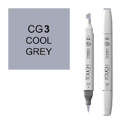 [SHINHAN 1212030] SHINHAN Touch Brush Twin Marker CG3 Cool Grey 3