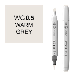 [SHINHAN 1211005] SHINHAN Touch Brush Twin Marker WG0.5 Warm Grey 0.5
