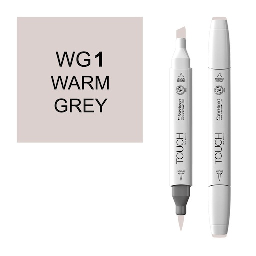 [SHINHAN 1211010] SHINHAN Touch Brush Twin Marker WG1 Warm Grey 1