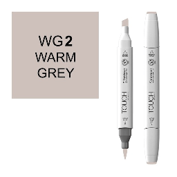 [SHINHAN 1211020] SHINHAN Touch Brush Twin Marker WG2 Warm Grey 2