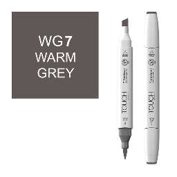 [SHINHAN 1211070] SHINHAN Touch Brush Twin Marker WG7 Warm Grey 7