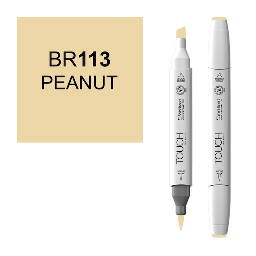 [SHINHAN 1210113] SHINHAN Touch Brush Twin Marker BR113 Peanut