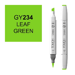 [SHINHAN 1210234] SHINHAN Touch Brush Twin Marker GY234 Leaf Green