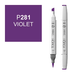 [SHINHAN 1210281] SHINHAN Touch Brush Twin Marker P281 Violet
