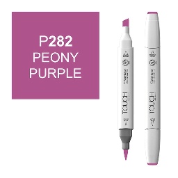 [SHINHAN 1210282] SHINHAN Touch Brush Twin Marker P282 Peony Purple