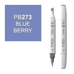 [SHINHAN 1210273] SHINHAN Touch Brush Twin Marker PB273 Blue Berry
