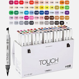 [SHINHAN 1216030] SHINHAN Touch Brush Twin Marker Set A x 60