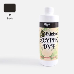 [FAIRBRO 258-50-070] FAIRBRO Batik Dye 500ml 70 Black