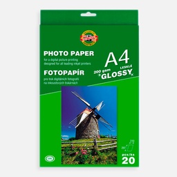 [KOH-I-NOOR 9757L20001PO] KOH-I-NOOR Glossy Photo Paper 200gsm A4 x 20