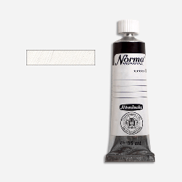 [SCHMINCKE 11118009] SCHMINCKE Norma Oil Color 35ml Zinc Titanium White