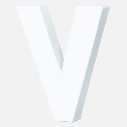 [DECOPATCH AC751] DECOPATCH Paper Mache Letter V