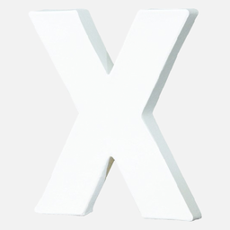 [DECOPATCH AC753] DECOPATCH Paper Mache Letter X