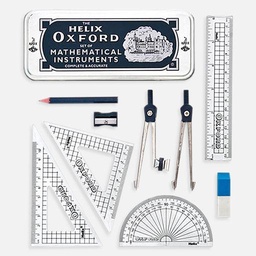 [HELIX B35009] HELIX Oxford Geometric Instrument Set x 10