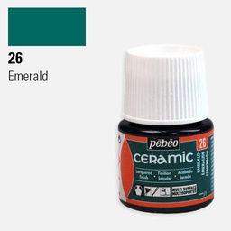 [PEBEO 025026] PEBEO Ceramic Paint 45ml Emerald