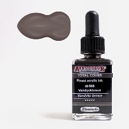 [SCHMINCKE 28869023] SCHMINCKE Aero Color Acrylic Ink 28ml Vandyke Brown (Opaque)