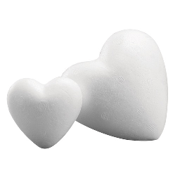 [RAYHER 3305100] RAYHER Styrofoam Heart 5cm