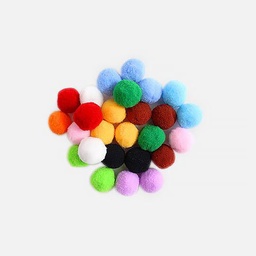 [OVJ 8888888822179] OVJ Craft Pom 7mm Set x 100