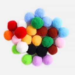 [OVJ 8888888822181] OVJ Craft Pom 25mm Set x 100