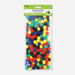 [MULTICRAFT KC208A] MULTICRAFT Krafty Kids Pom Pom 1/2” Primary Set x 150