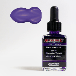 [SCHMINCKE 28838023] SCHMINCKE Aero Color Acrylic Ink 28ml Dioxazine Violet (Opaque)