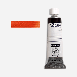 [SCHMINCKE 11306009] SCHMINCKE Norma Oil Color 35ml Vermilion Red Light