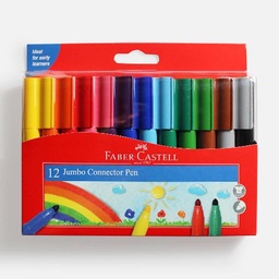 [FABER-CASTELL 66-2000-12] FABER-CASTELL Jumbo Connector Pen Set x 12