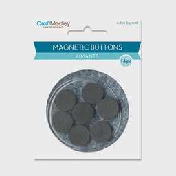 [MULTICRAFT MT045] MULTICRAFT Craft Medley Magnetic Button 15mm x 14