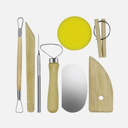 [OVJ 6935249991175] OVJ Potters Tool Set x 8