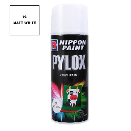 [NIPPON 8888866702472] NIPPON Pylox Spray Paint 400ml 03 Matt White