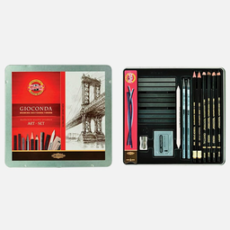 [KOH-I-NOOR 8898000001PL] KOH-I-NOOR Gioconda Dry Media Set x 23