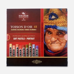 [KOH-I-NOOR 8516048008KS] KOH-I-NOOR Toison D’or Soft Pastel Portrait Set x 48