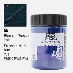 [PEBEO 171056] PEBEO Studio Acrylic Paint 500ml 56 Prussian Blue Hue