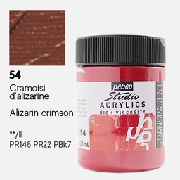 [PEBEO 171054] PEBEO Studio Acrylic Paint 500ml 54 Alizarin Crimson