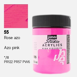 [PEBEO 171055] PEBEO Studio Acrylic Paint 500ml 55 Azo Pink