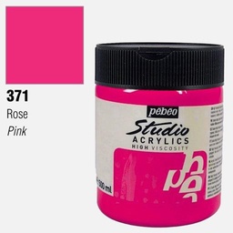 [PEBEO 172371] PEBEO Studio Acrylic Paint 500ml 371 Fluorescent Pink