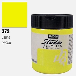 [PEBEO 172372] PEBEO Studio Acrylic Paint 500ml 372 Fluorescent Yellow