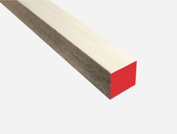 [BUD NOSEN 1075] BUD NOSEN Balsa Square Stick 6mm x 6mm x 915mm