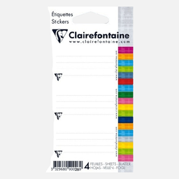 [CLAIREFONTAINE 26] CLAIREFONTAINE Adhesive Label 90gsm x 12