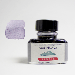 [JACQUES HERBIN 13008T] JACQUES HERBIN Fountain Pen Ink 30ml Cloud Grey (Gris Nuage)