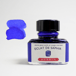 [JACQUES HERBIN 13016T] JACQUES HERBIN Fountain Pen Ink 30ml Eclat De Saphir (Sapphire Blue)