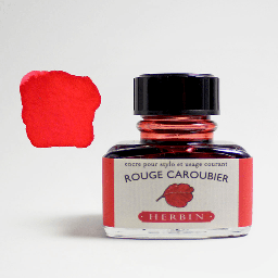 [JACQUES HERBIN 13022T] JACQUES HERBIN Fountain Pen Ink 30ml Ruby Red (Rouge Caroubier)