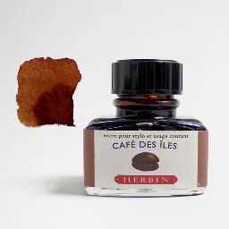 [JACQUES HERBIN 13046T] JACQUES HERBIN Fountain Pen Ink 30ml Island Coffee (Cafe Des Iles)