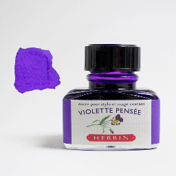 [JACQUES HERBIN 13077T] JACQUES HERBIN Fountain Pen Ink 30ml Pensive Violet (Violette Pensee)