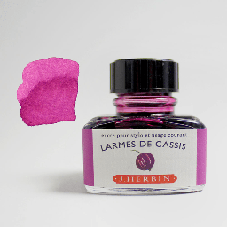 [JACQUES HERBIN 13078T] JACQUES HERBIN Fountain Pen Ink 30ml Tears Of Blackcurrant (Larmes De Casis)